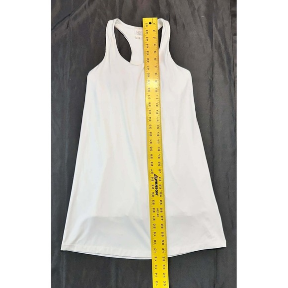 CALIA Casual Athletic White Built In Bra Dress Womens Size S - Picture 7 of 8